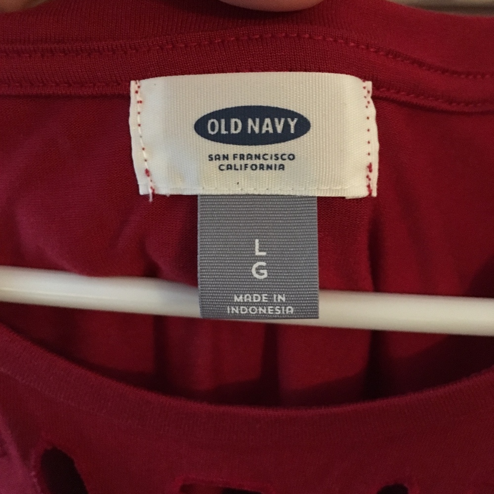 NWT Old Navy Laser Cut Tank Top - Picture 3 of 5